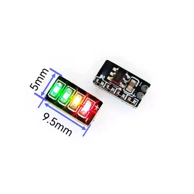 1/5/10PCS 3.7-4.2V metering module 1 string ternary lithium battery power display LED light mini Battery level display LED light