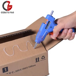 20W EU Plug Hot Melt Glue with 7mm Glue Stick Industrial Mini Guns Thermo Electric Heat Temperature Tool