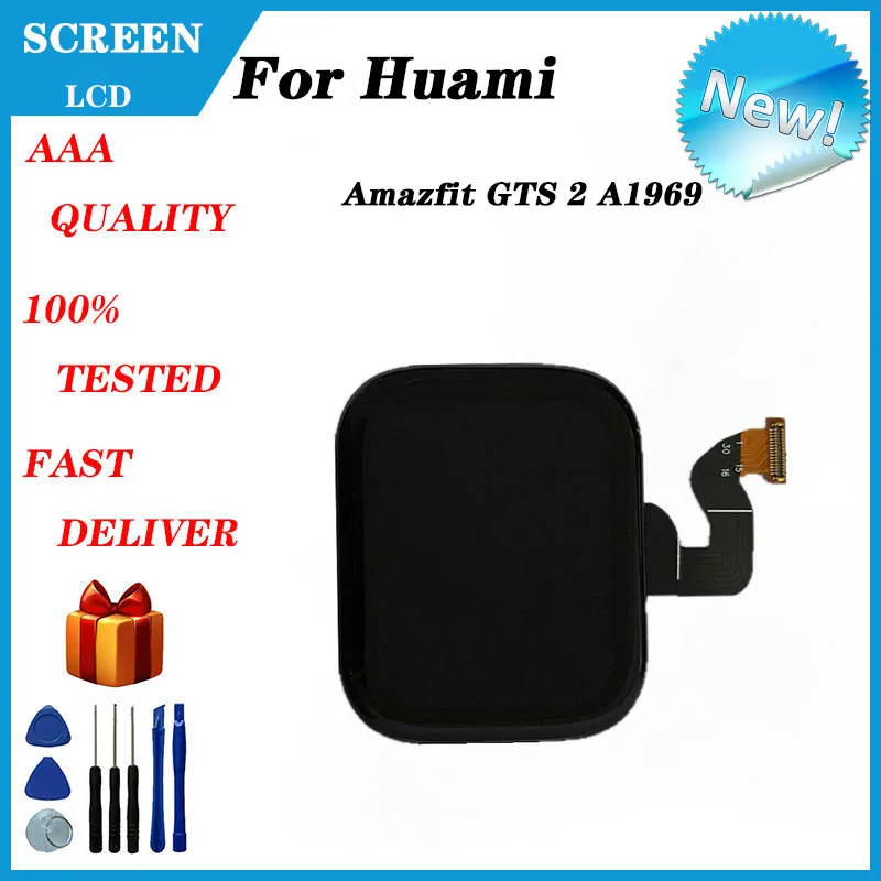 For AMAZFIT GTS 2 A1969 LCD Screen Display Smart Watch Accessories Replacement And Repair Parts