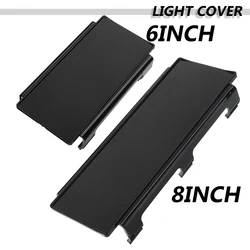 Kit de lente negra de 6/8 pulgadas, cubierta de luz Led a presión para todoterreno SUV ATV, barra de luz LED recta de trabajo