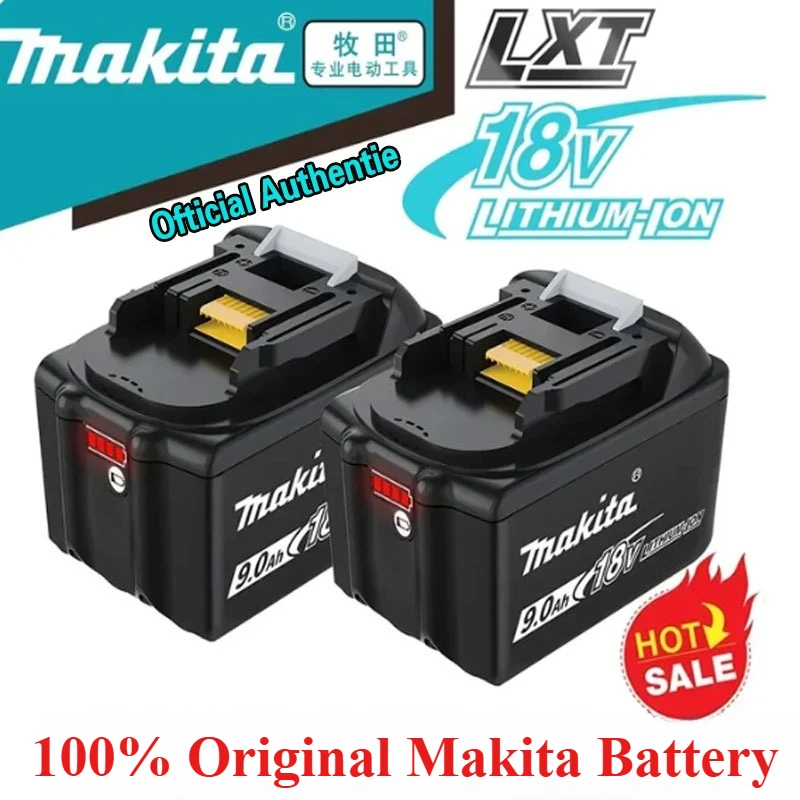 100% الأصلي/18 فولت/ماكيتا 9Ah ماكيتا 18 فولت بطارية BL1840 BL1830B BL1850B BL1850 BL1860 BL1815 استبدال بطارية ليثيوم #1