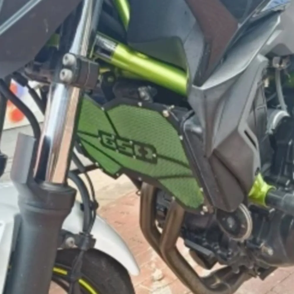 

Motorcycle Accessories For Kawasaki Ninja 650 Ninja650 2017 - 2024 2023 2022 2021 2020 Radiator Grille Guard Cover Protector