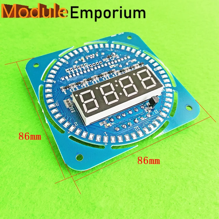 Rotating LED display creative electronic clock DIY DS1302