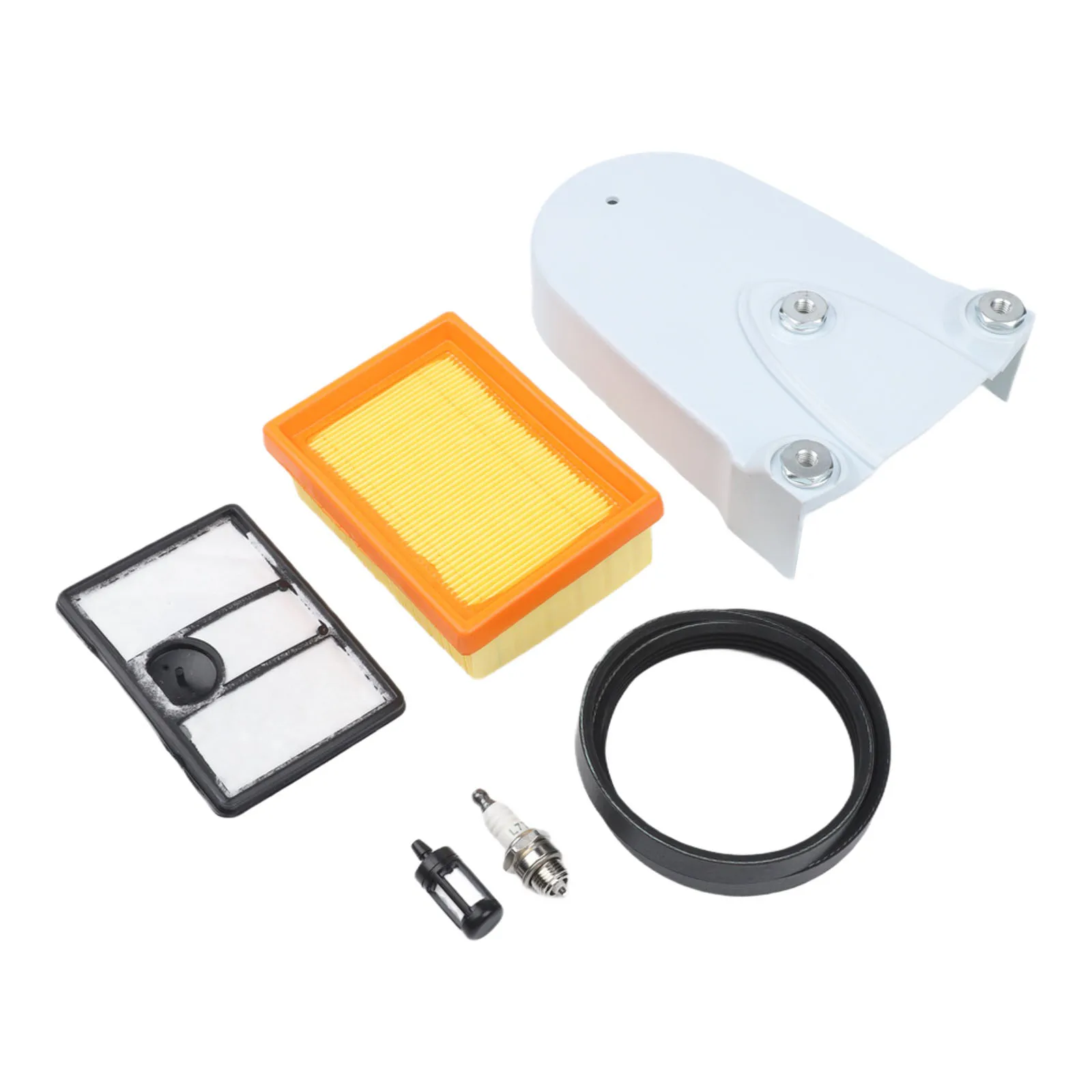 Front Belt Guard Replacement with For Spark Kit for TS800 Concrete Off Saws Featuring Belt Air Filter Pre Filter Fuel Filter