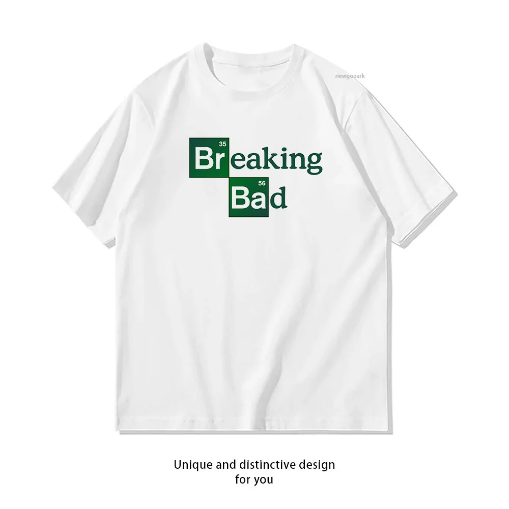 Breaking Bad Woman Man Lässige Baumwoll-T-Shirts mit Aufdruck für Erwachsene, Streetwear, Damenbekleidung, Boyfriend-Kleidung, Ropa Hombre