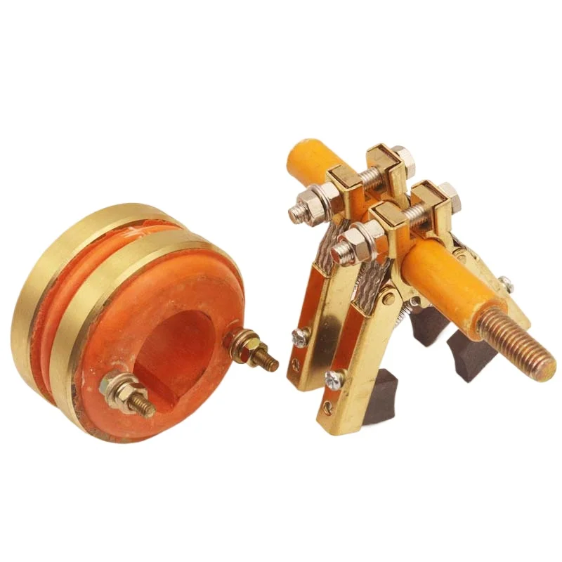 Collector ring conductive slip ring 2、3、4 way inner diameter 20 25 30 35 outer diameter 58 keyway 8 herringbone carbon brush