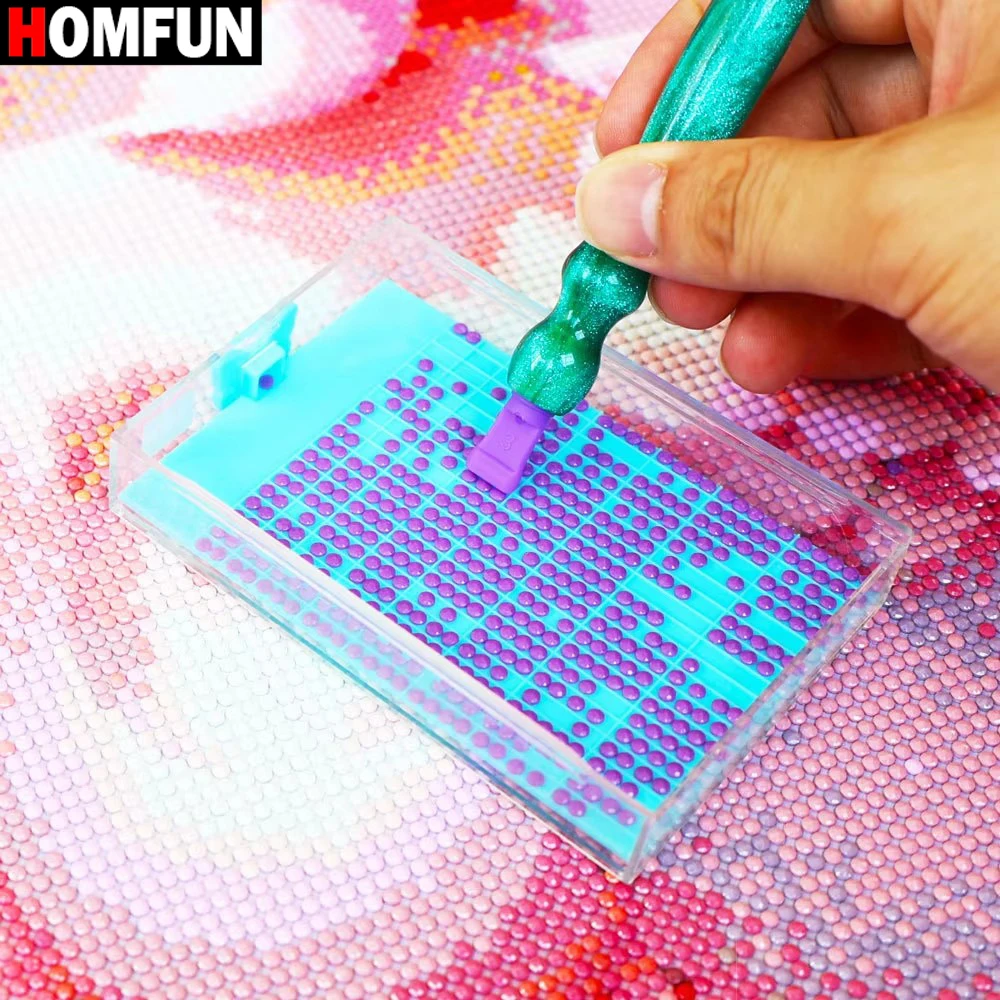 Art Craft Com - HOMFUN-Pintura Diamante Pen Set com Multifuncional