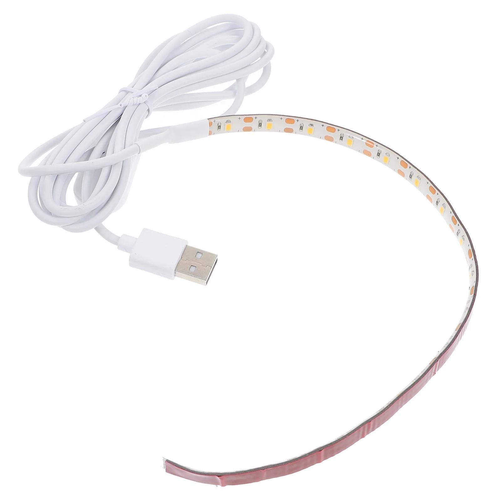 

2 Meters USB LED Light Strip Portable 3000k Warm White Adhesive Sewing Machine Lighting Strip for Home Office Computer Cabinet