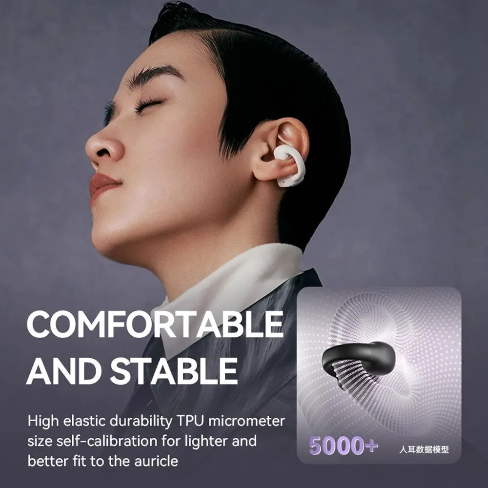 Sanag S3s Open Ear Bluetooth Earphones IPX4 Waterproof Wireless Headset 7 Hours Playback Headphones 360° Air Stereo Tws Earbuds