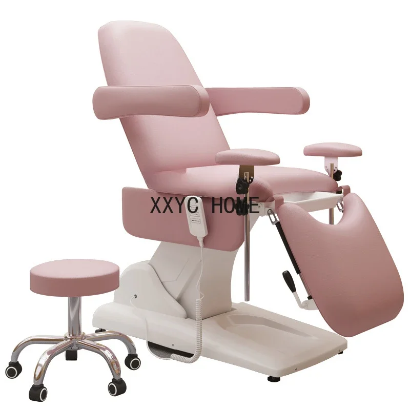 Recliner Facial Elétrico Multifuncional, Exame Ginecológico High-End, Cuidados Privados, Recliner Médico