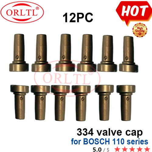 12 Uds tapa de válvula Common Rail de alta calidad 334 F00VC01334 para inyector BOSCH serie 110