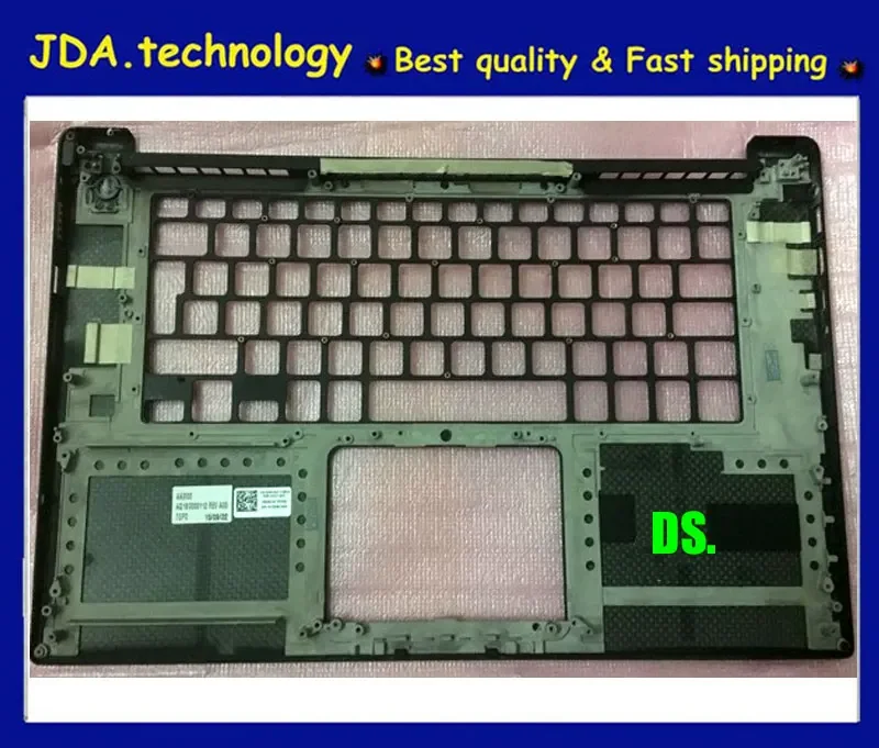 Imagem -03 - Moldura do Teclado Tampa Superior Dell Xps 15 Xps15 9550 M5510 5510 Reino Unido 0d6cwh D6cwh Novo 95