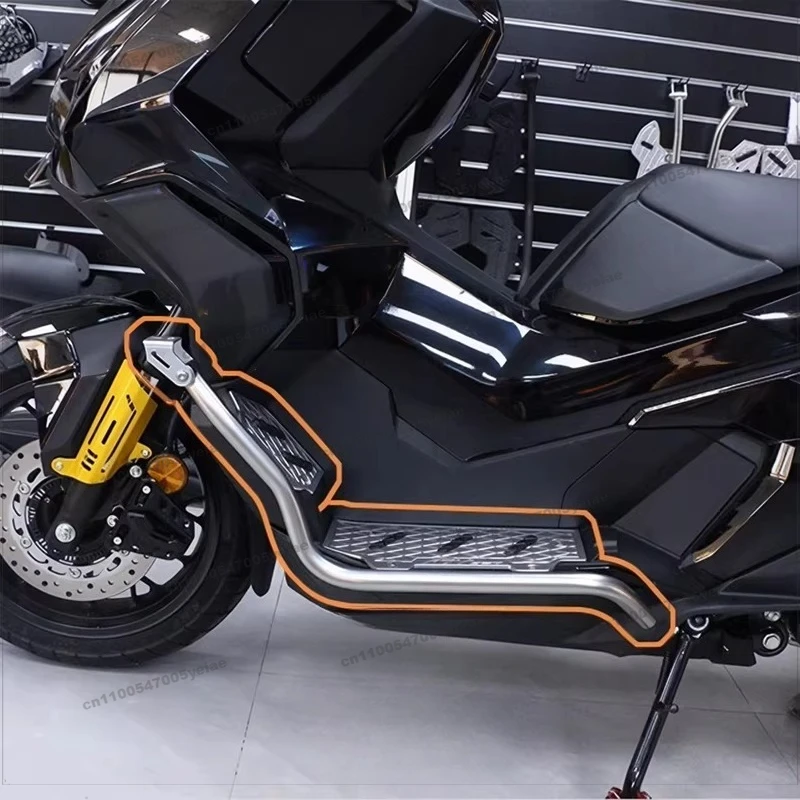Suitable for ADV350 Modified Parts, Guard Bar Aluminum Alloy Anti-skid, Add Foot Pedal Anti-drop Bumper Accessories