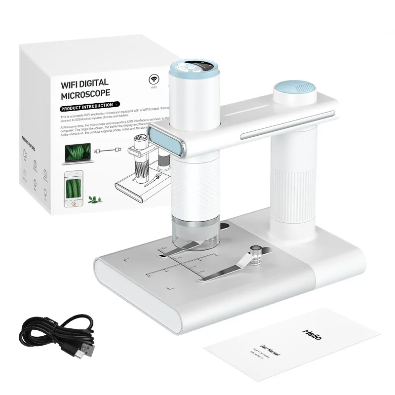 2022 new wireless wifi high definition microscope CCD high definition microscope