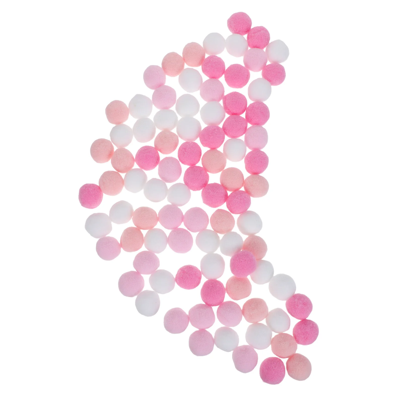 200pcs Polyester Pompoms 2.5Cm Mini Pom Poms For Crafts Soft Craft Decoration Bulk Diy Art Projects Party Decorations