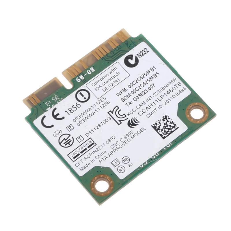 ワイヤレス N2230 2230BN 2230 2230BNHMW 2230N ハーフミニ Pci-e 300Mbps + Bluetooth4.0 ドロップシップ