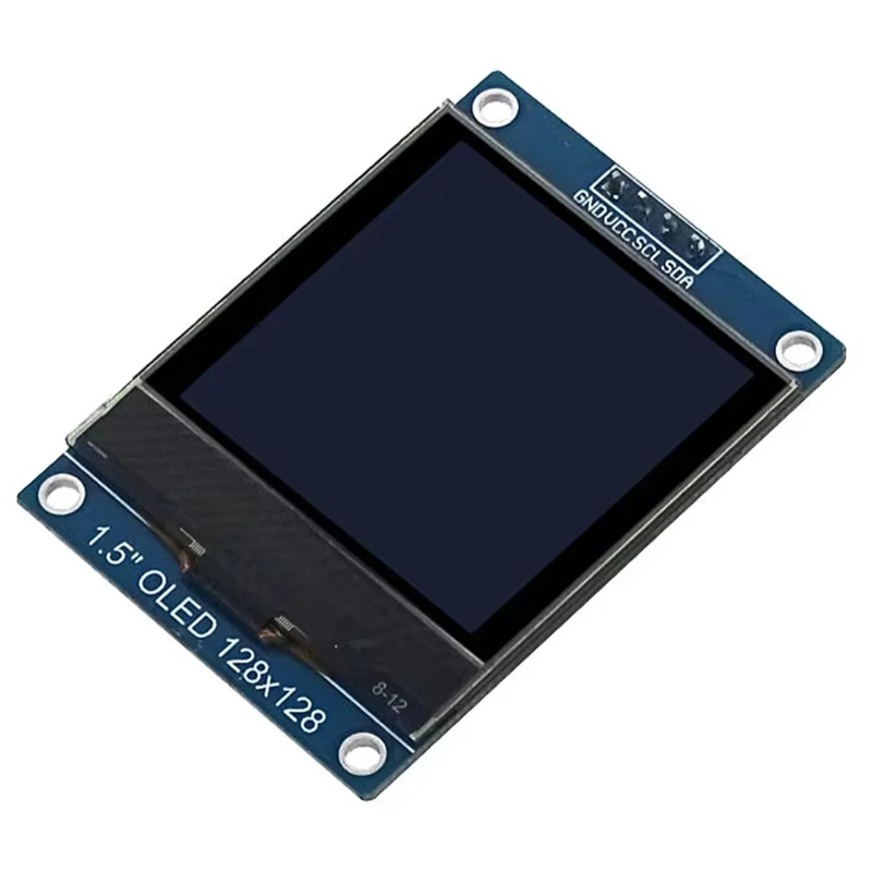 1.5 بوصة 4PIN OLED وحدة شاشة عرض SH1107 محرك IC 128X128 IIC I2C واجهة ل 51 STM32 P22101 P22102