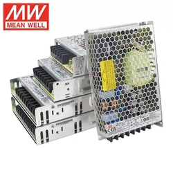 Mean Well Zasilacz impulsowy z pojedynczym wyjściem AC110V 220V na DC 5V 12V 24V 48V Adapter źródła SMPS do taśm LED CCTV