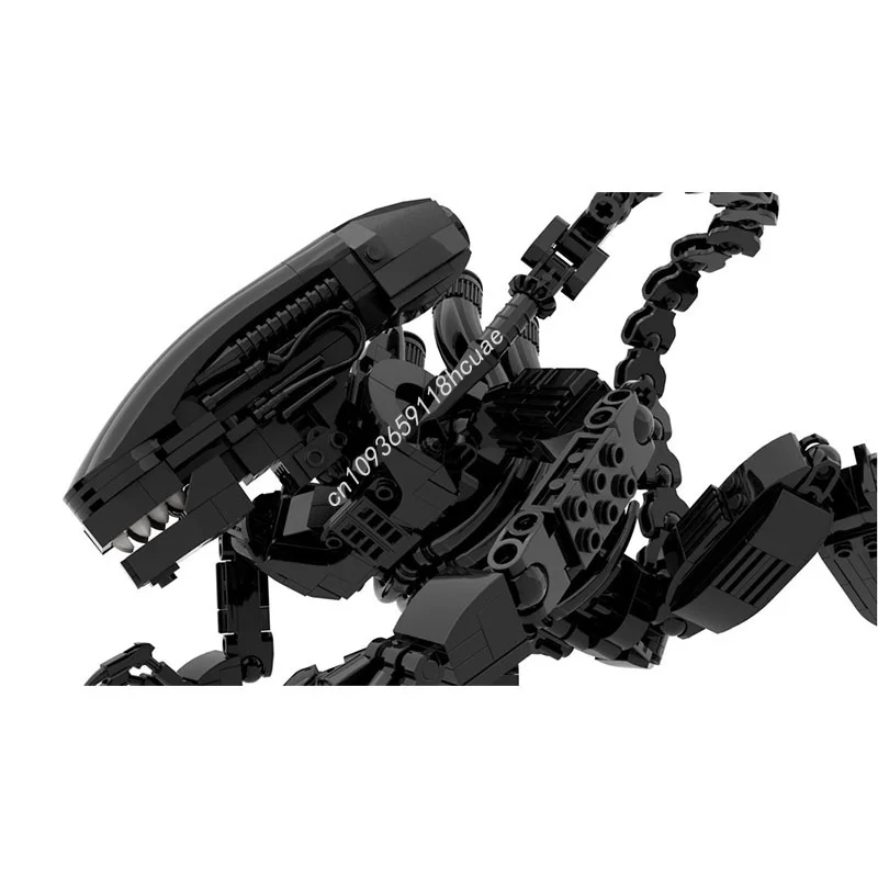 712 قطعة MOC الغريبة زينومورف Posable الشكل الفضاء نموذج اللبنات هدايا عيد الميلاد تجميع DIY بها بنفسك فكرة لعبة الطوب عيد ميلاد #4