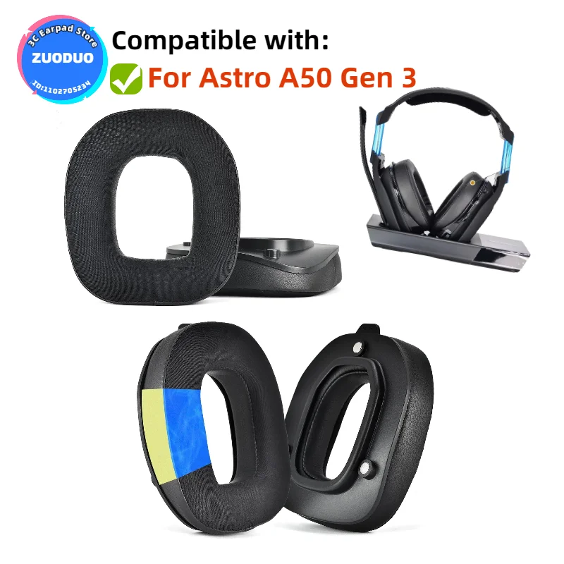 

Cooling Gel Earpads Compatible for Astro A50 Gen 3 Headphone Earpads Cushions