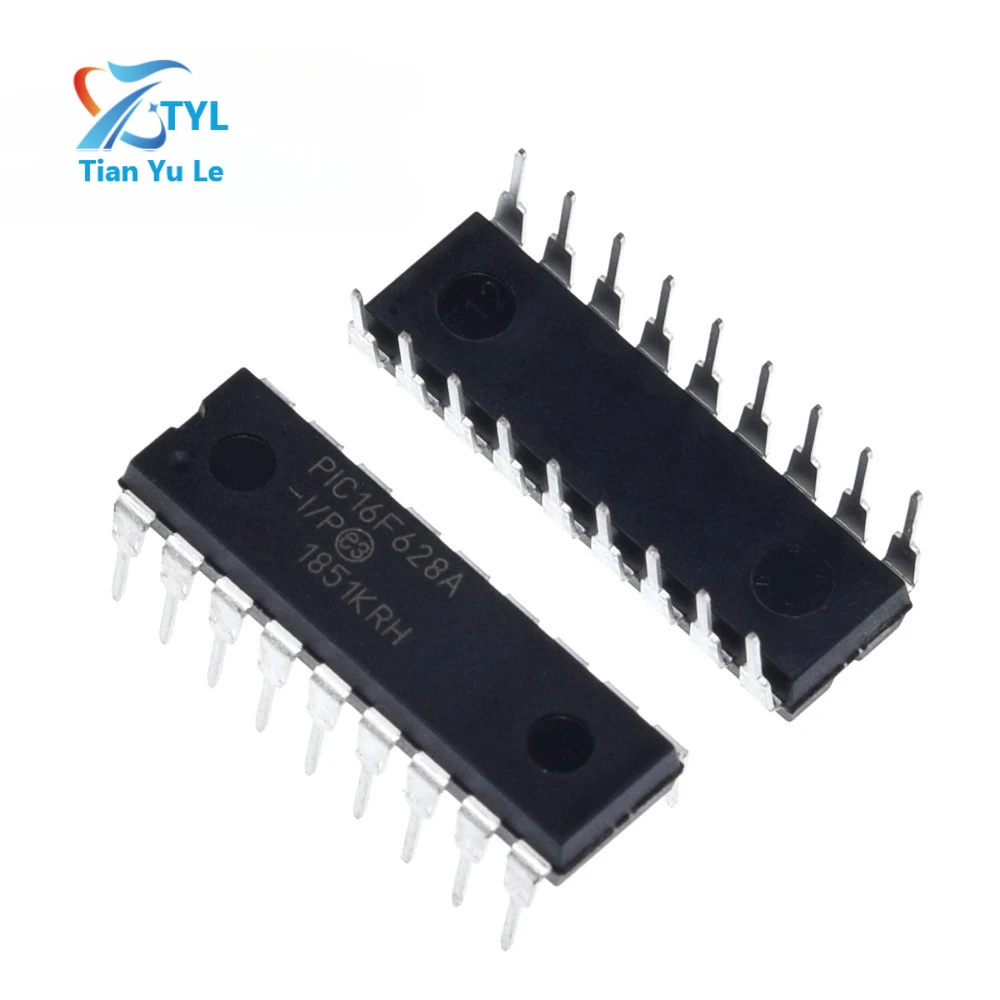 1 PCS PIC16F628A-I/P DIP-18 PIC16F628A PIC16F628 16F628 Flash-Based, 8-Bit CMOS Microcontrollers