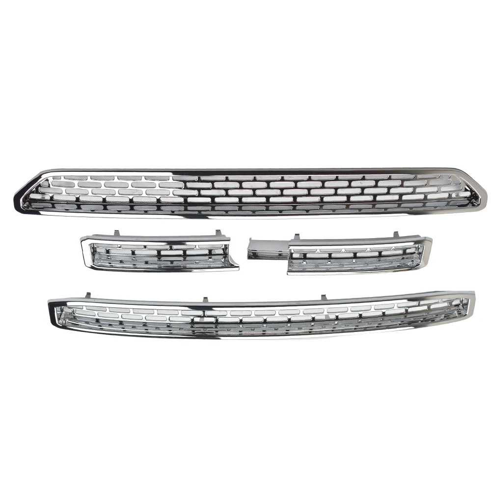 CHROME Snap On Grille Overlay Grill Covers Inserts For 15-20 GMC Yukon XL New