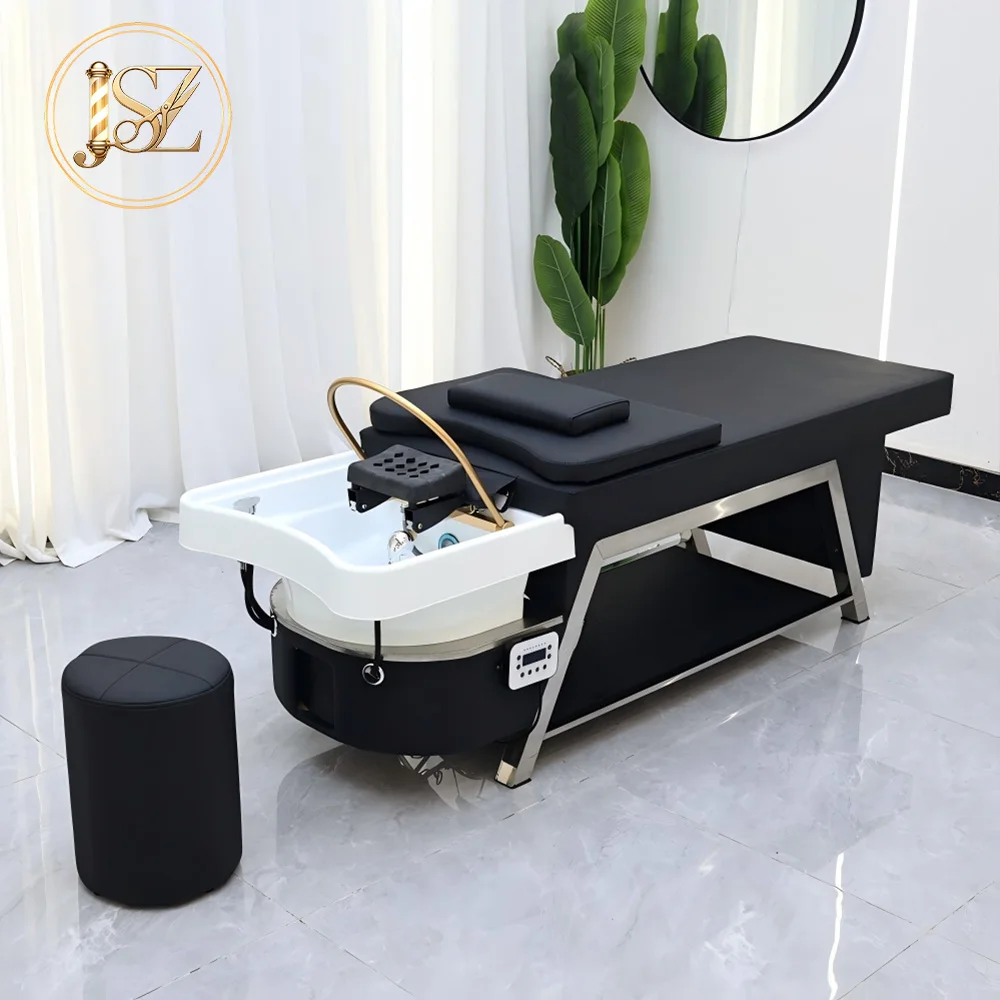 

All-in-One Thai Style Shampoo Bed Water Heating Circulation System Integrated Faucet for Head Spa Care