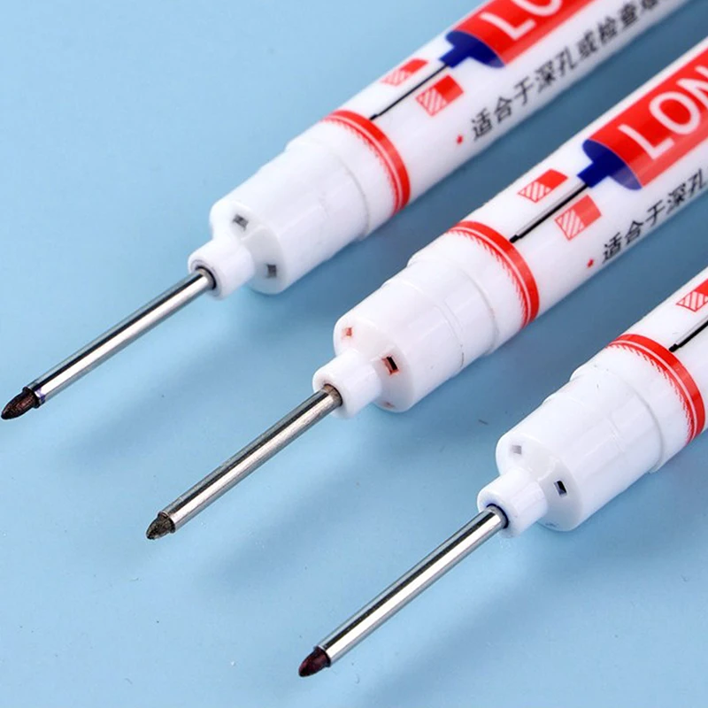 /KQM/Head Markers Bathroom Woodworking Decoration Multi-purpose Deep Hole Marker Pens Long
