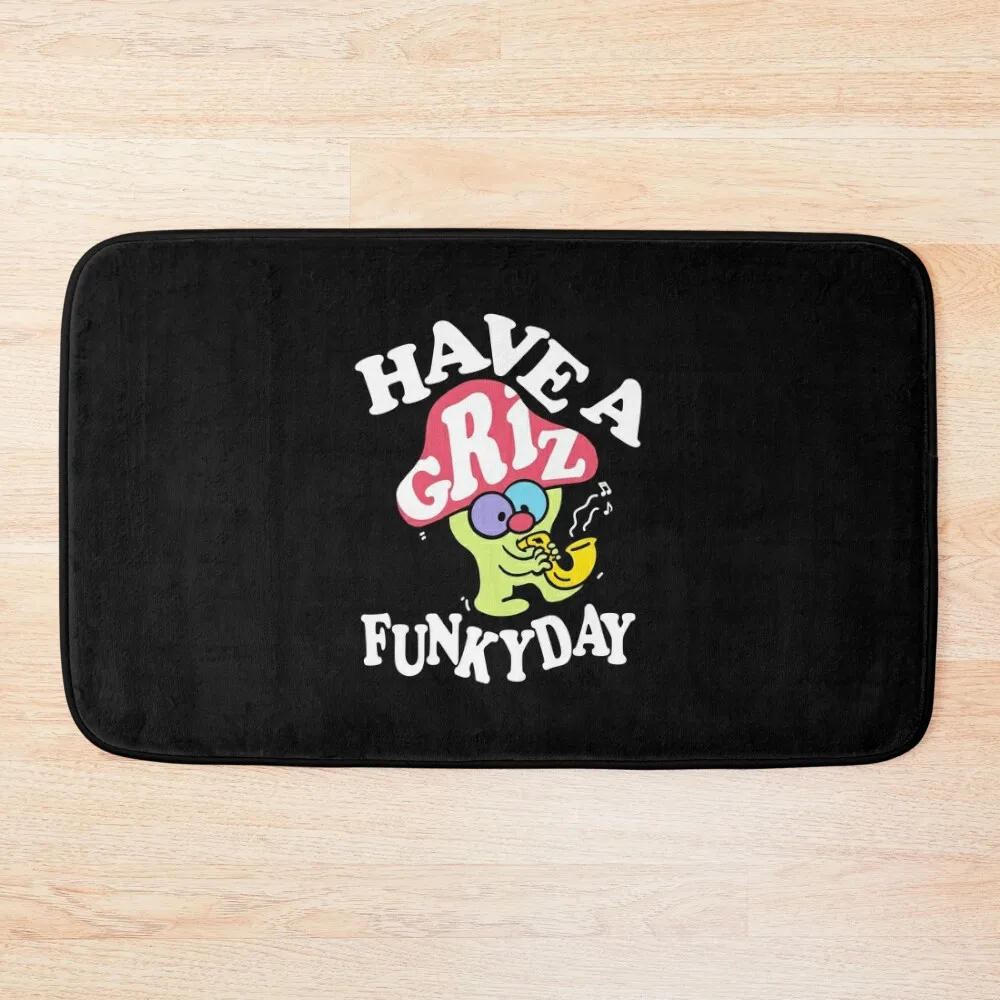 

Griz Merch GRiZ Have a Funky Day Bath Mat Sets Of Bathroom Accessories Bathtub Anti Slip Mat