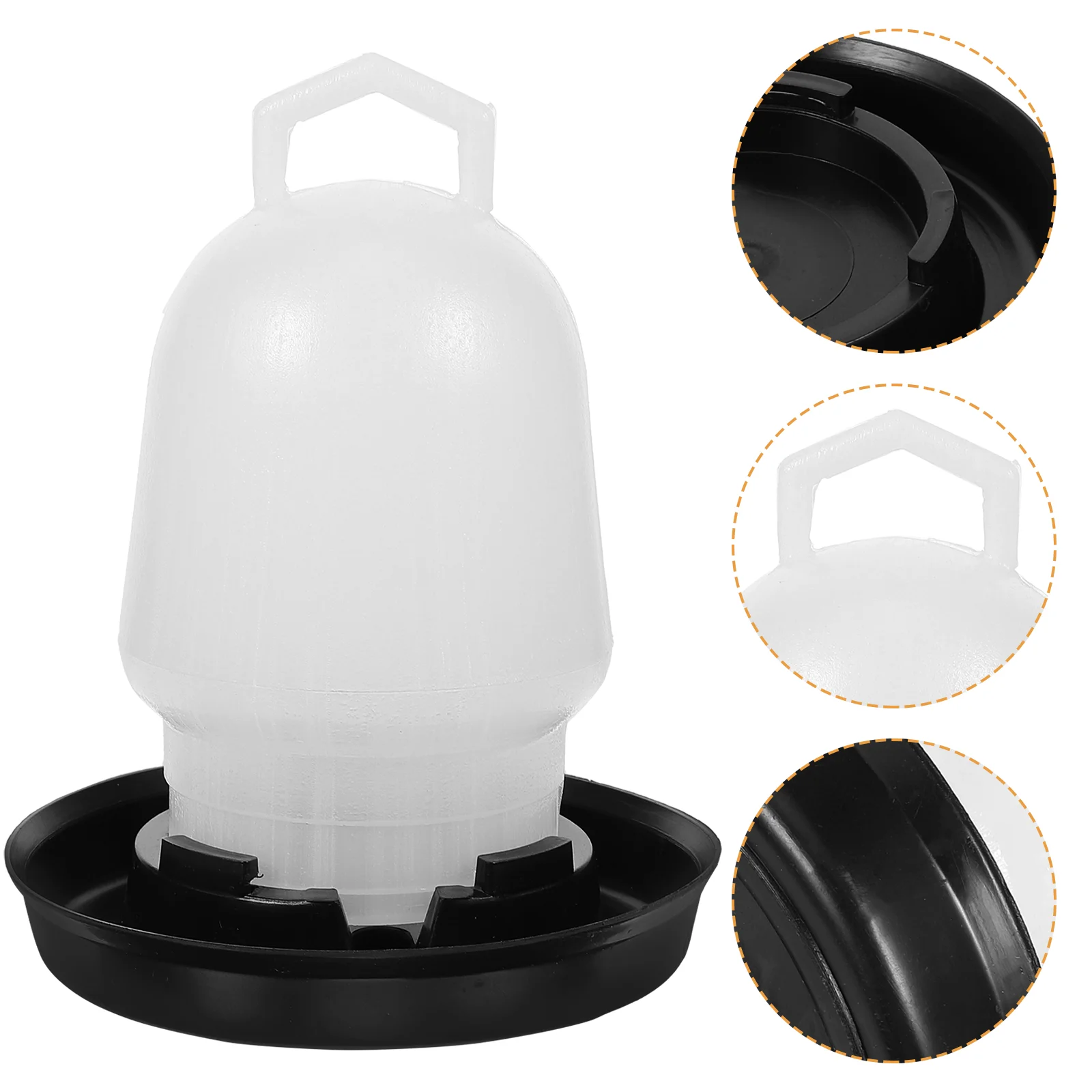 Quail Automatic Chicken Waterer Poultry Coop Feeder Feeders Plastic Watering Holder