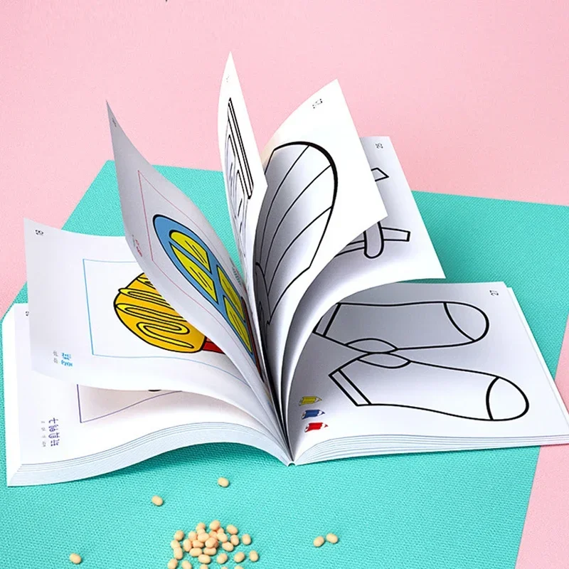 160-stronicowe dziecięce malowanki, książki do malowania, samochody, zwierzęta, warzywa, książeczka obrazkowa dla niemowląt, szkoła, wczesna edukacja, artykuły papiernicze.