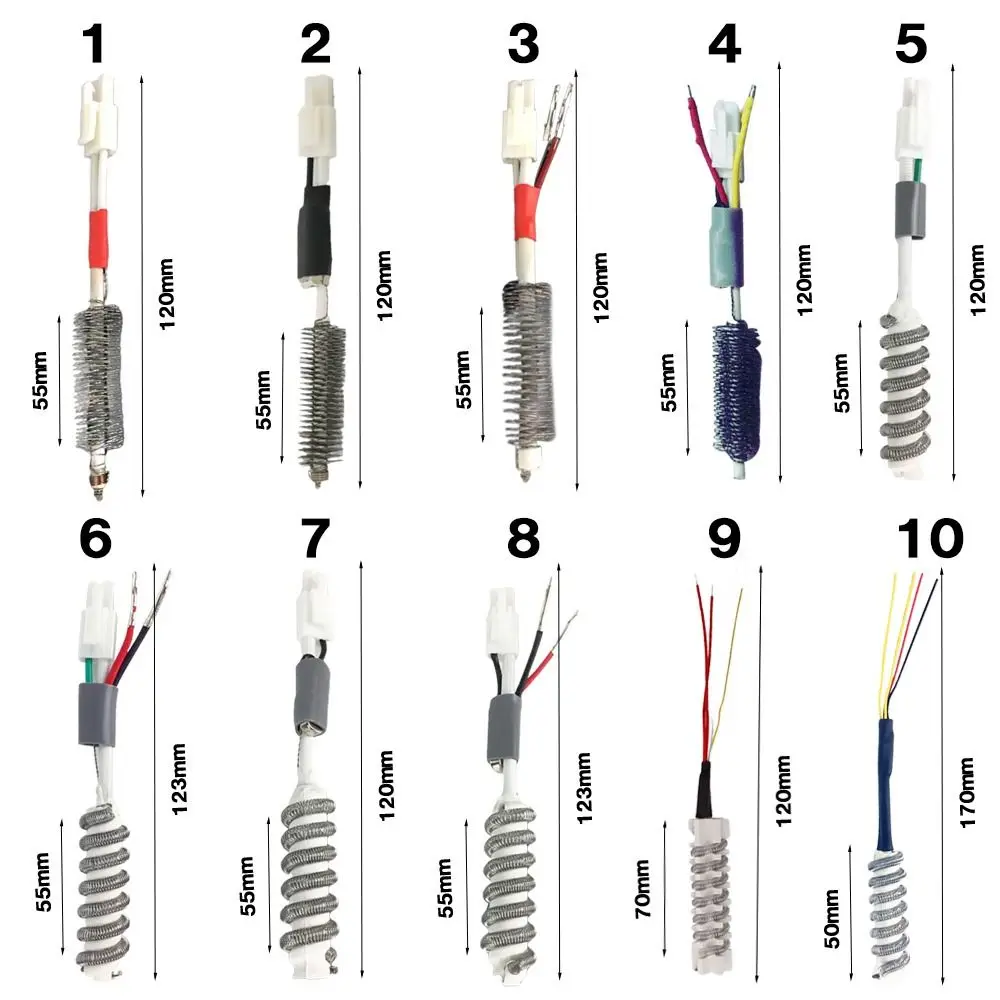 220V 250W-700W 860 852 950 for 850+ 850A+ Rework Soldering Station Replacement Core Metal Heating Core Heating Element