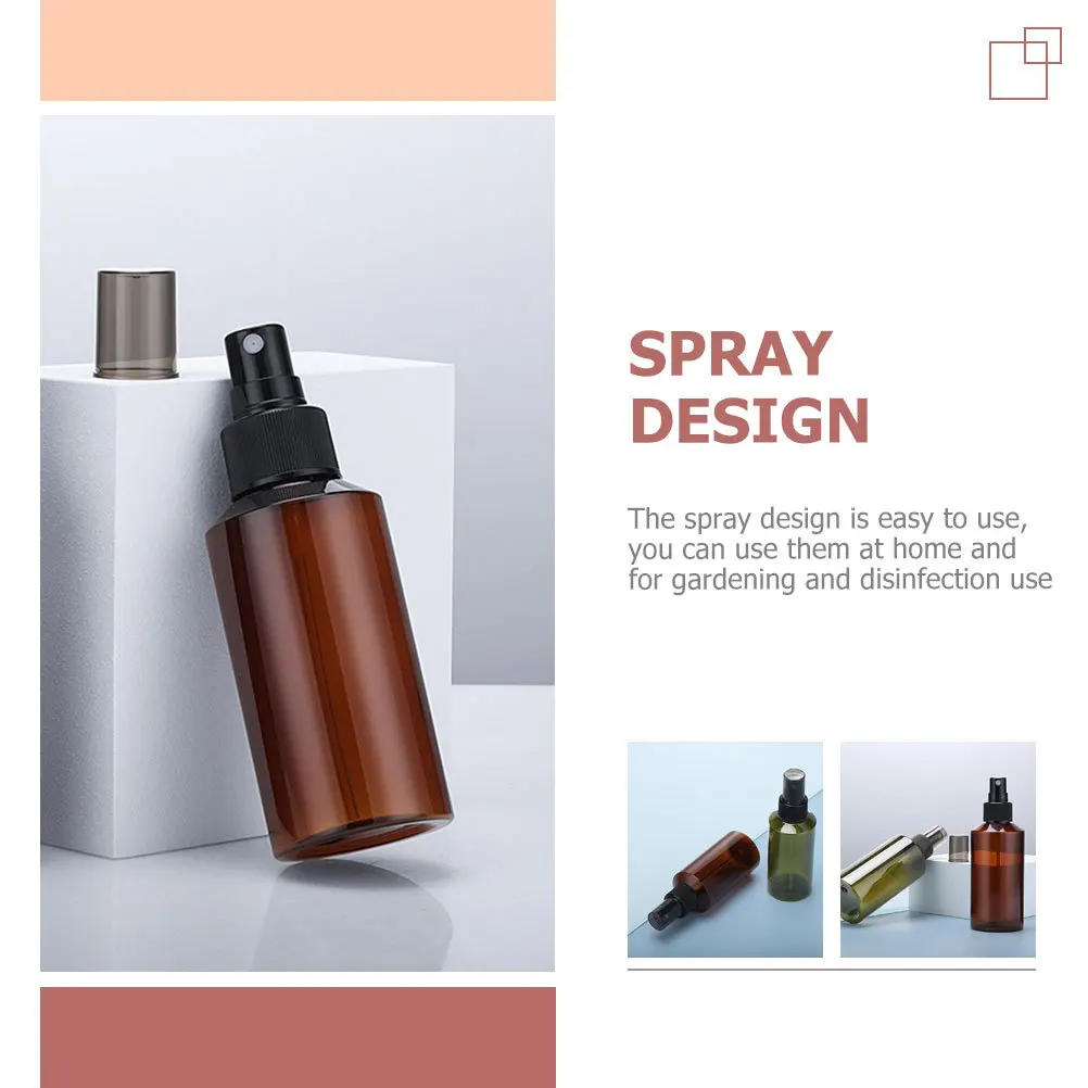 10 個のファインミストスプレーボトル耐久性のある漏れ防止旅行用香水容器再利用可能なペット素材ポータブルメイクアップサブボトル