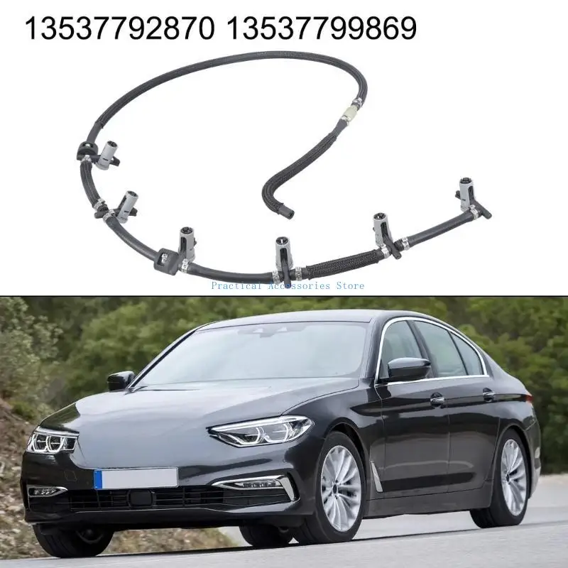 U75E 13537799869 13537792870 13537799962 لـ E60 E61 E63 E64 خط إرجاع الوقود خرطوم استبدال اكسسوارات السيارات