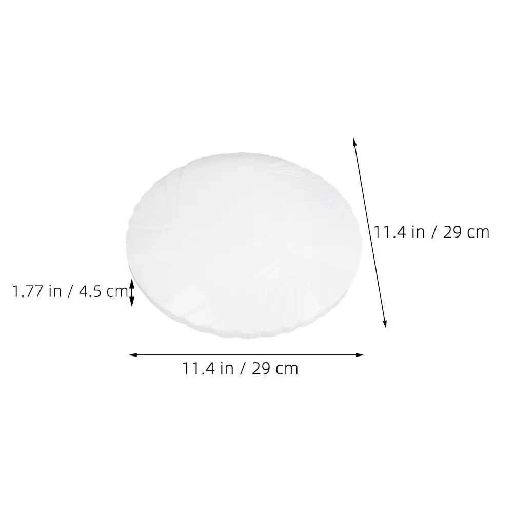 Plastic Ceiling Light Diffuser Cover Round Shape High Transmittance Light Shade Replacement for Pendant Recessed Fixture All
