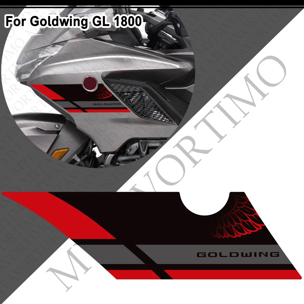 Moto Per Honda Goldwing Gold wing GL1800 F6B Corpo Parafango Borsette Protector Rilievo del Carro Armato Adesivi Decalcomanie Parabrezza 2018 - 2024