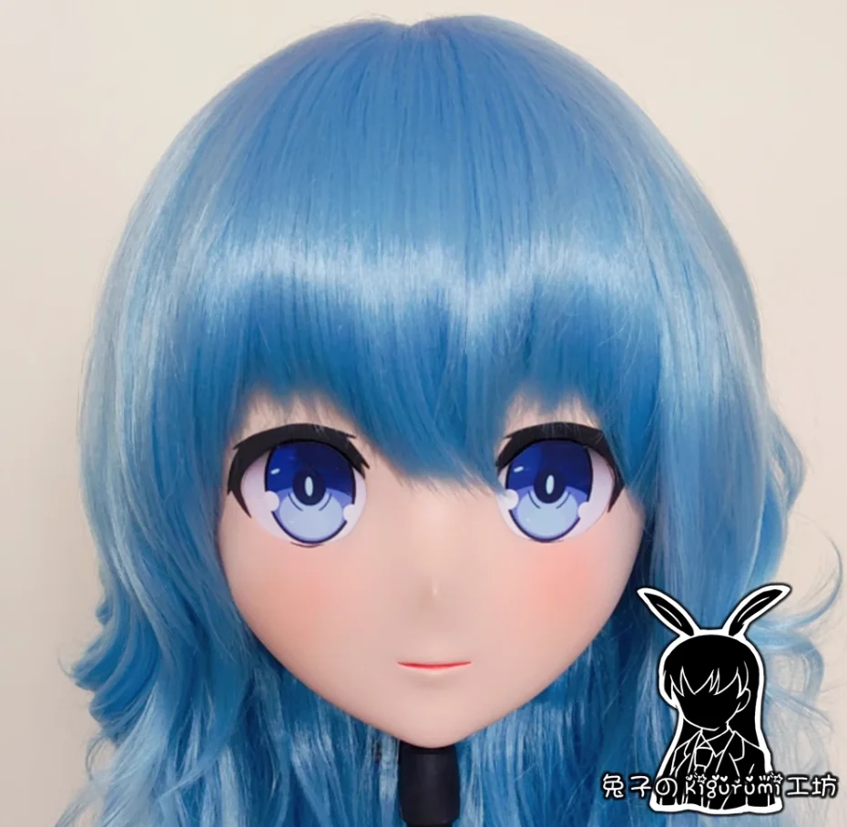 

(RB2432)Customize Full Head Quality Handmade Female/Girl Resin Japanese Anime Cartoon Character Kig Cosplay Kigurumi Mask