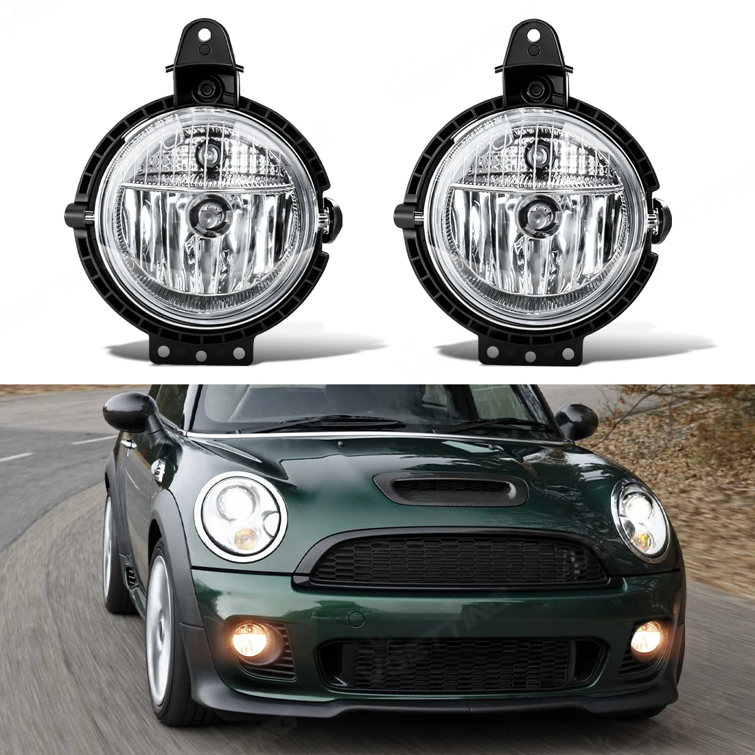 63172751295 Fog Light Assembly For BMW Mini R55 R56 R57 R58 R59 Clubvan Clubman Cooper Roadster Countryman 2007-2015 Headlight
