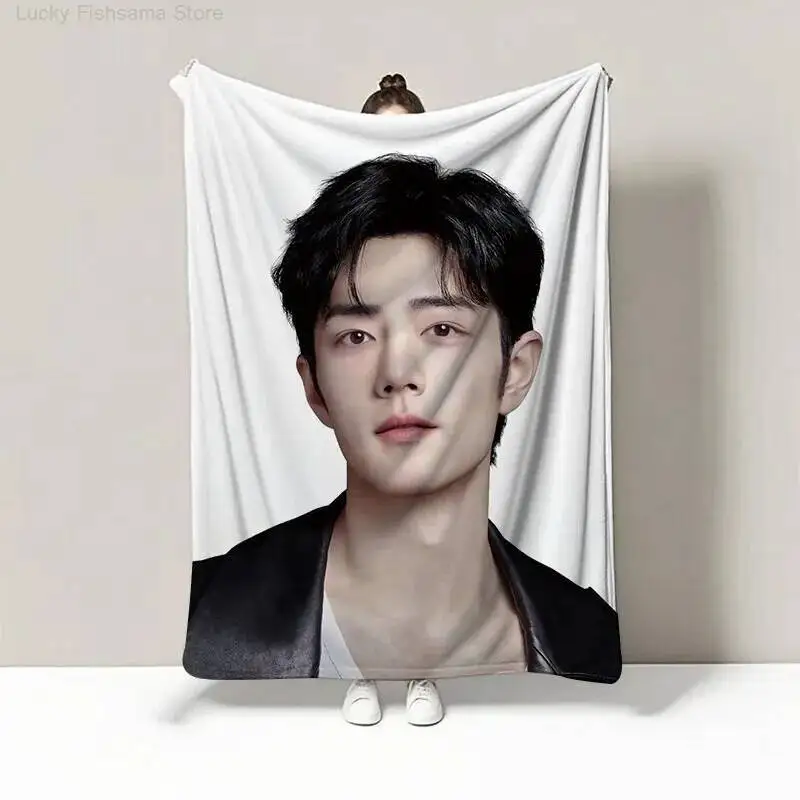 Xiao Zhan Merchandise: Blanket Sunglasses Poster Wall Sticker Birthday Gift Girls' Blanket Practical For All Seasons Fan Cos - view 2