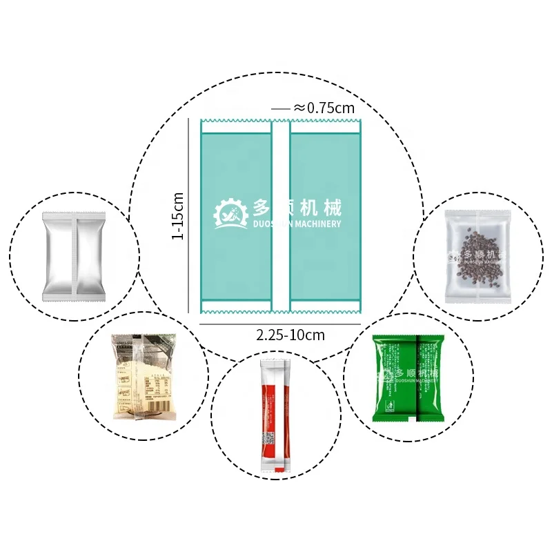 DZD-220B Multifunction Metal Screw Nail Flour Powder Rice Macaroni Snack Candy Biscuit Food Packing Machine Price
