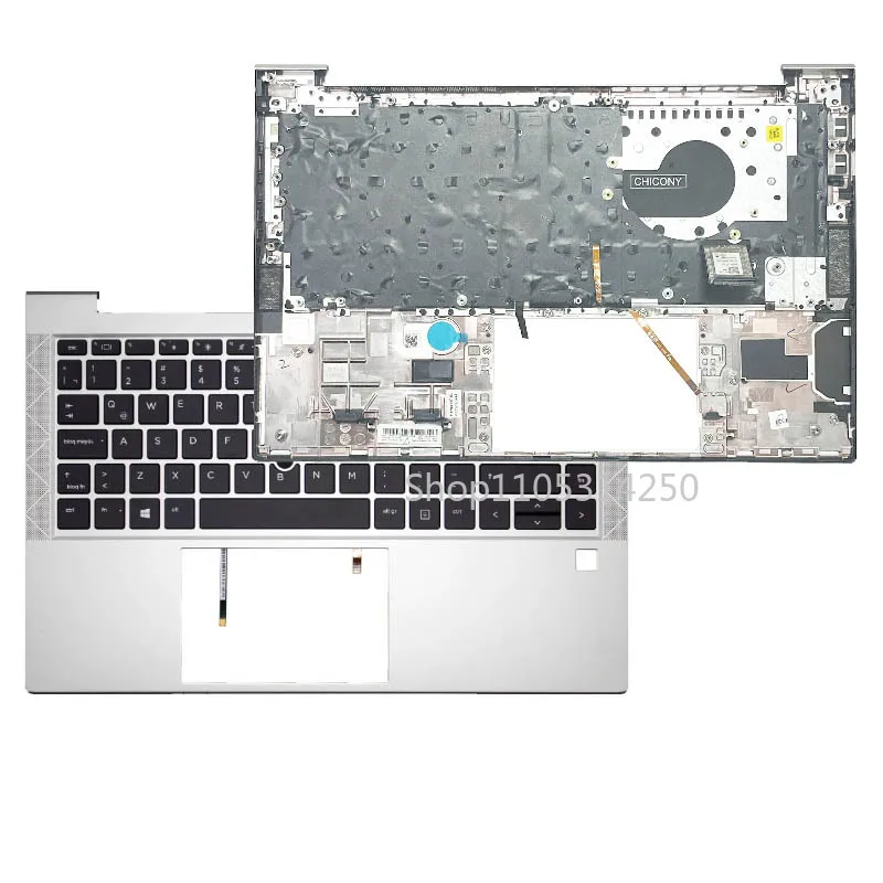 For HP EliteBook 840 G8 G7 740 745 845 G7 G8  New US LA SP Keyboard Laptop Palmrest Top Backlight Keyboard Replace Case