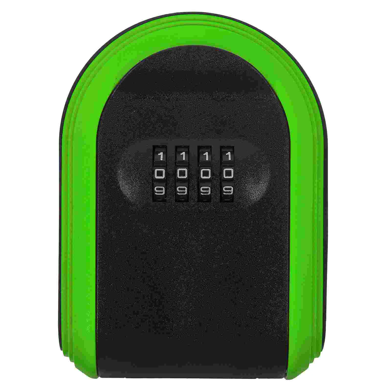 

Holder Wall Hanging Keys' Box Small Lock Wall-mounted Green Plastic for Outdoor