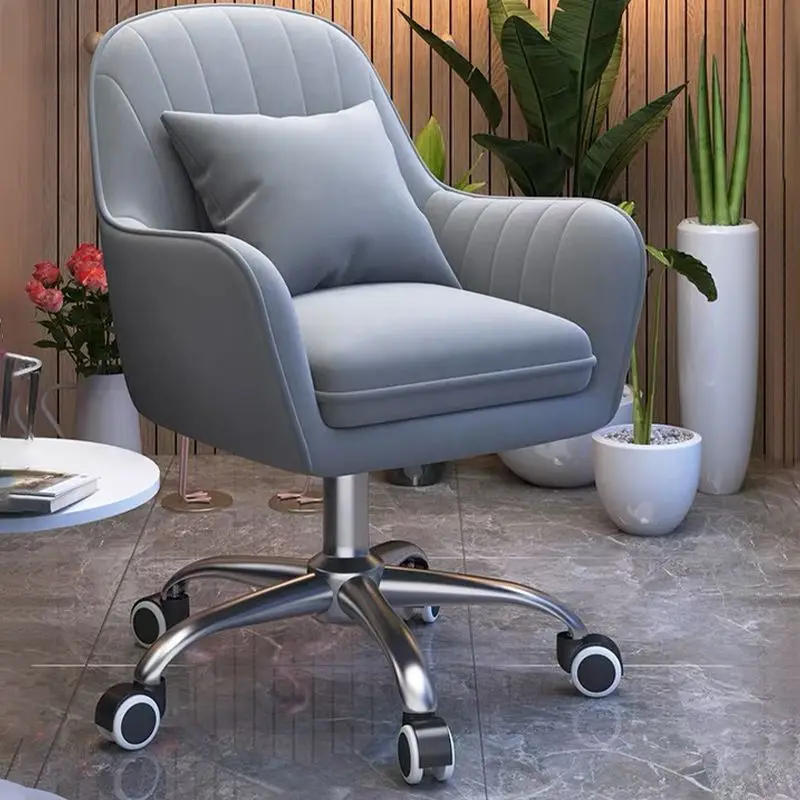 Design moderno e confortável Poltrona relaxante Cadeira de mesa de estudo 360 Roda antiderrapante rotativa