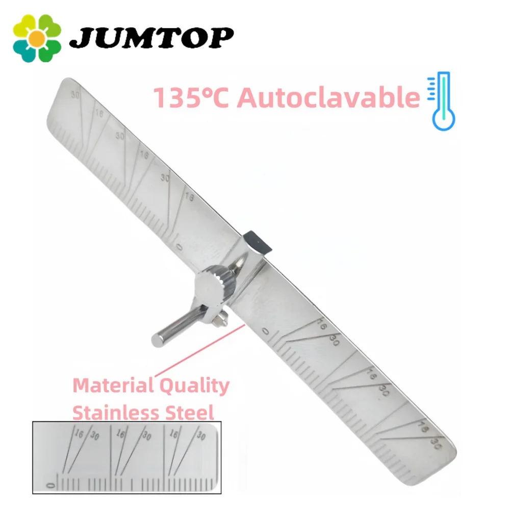 

Dental Implant Locating Guide Surgical Planting Locator Dental Positioning Angle Ruler Guage Autoclavable Dentist Tools