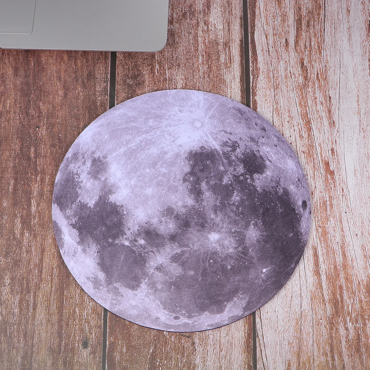 Alfombrilla de ratón de goma redonda con diseño de planeta, reposamuñecas, superficie cómoda antideslizante, Protector de alfombrilla de ratón antideslizante para juegos en casa y oficina