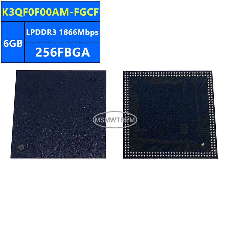 

K3QF0F00AM-FGCF H9CKNNNECTMUPR-NUH K3QFBFB0CM-FGCF LPDDR3 6GB 1866Mbps 256FBGA 48Gb Memory Chip IC Integrated Circuits Brand New