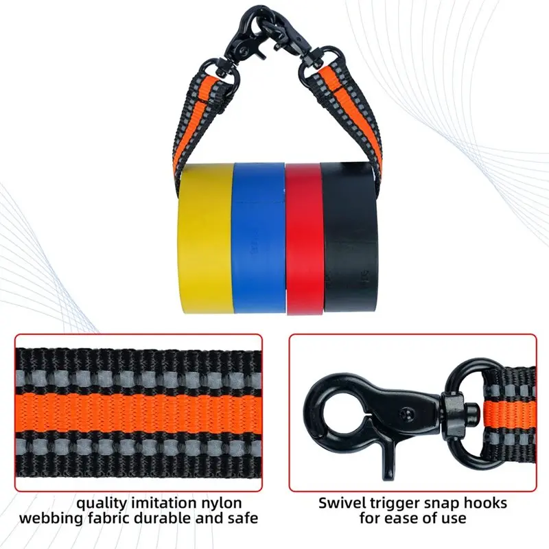 KYCOR-Electrical Tape Holder With Trigger Snap Hook Thong For Tool Belt, For Tool Pouch, Bag