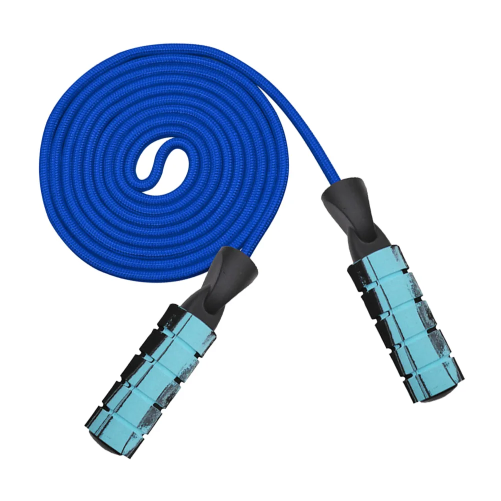 حبل الطفر المرجح 8 مم مقابض تحمل مزدوجة رمادية لتمارين القلب Mma صالة الألعاب الرياضية المنزلية والتدريبات الخارجية للطلاب البالغين