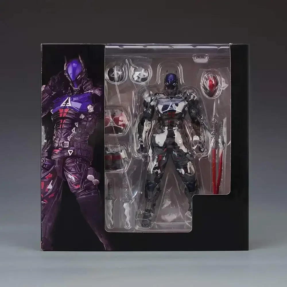 New AMAZING YAMAGUCHI Arkham Knight Batman Action Figure Red Hood Robin Jason Todd Figuarts Game Model Toy Collection Kids Gift image 6