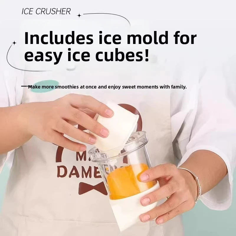 Automatic Ice Shavers Mini Electric Ice Crusher for Outdoor Camping New Shaved Ice Milkshake Maker Household Shaved Ice Machine - view 4